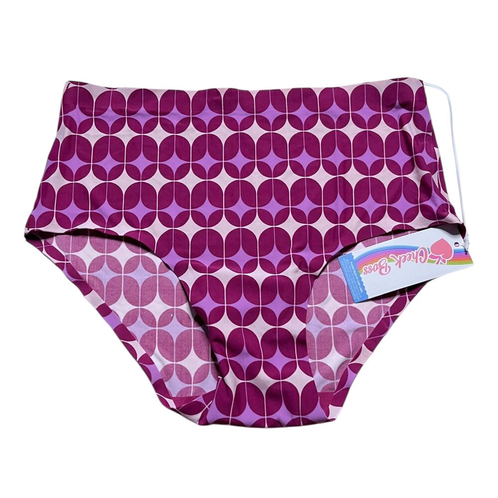 Cheek Boss Brief Panty Retro Razz Size Small